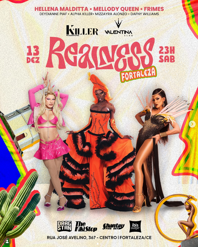 Arte promocional do evento Realness Fortaleza
