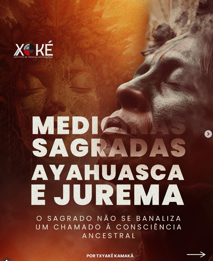 Arte de conteúdo Xakê - medicinas sagradas
